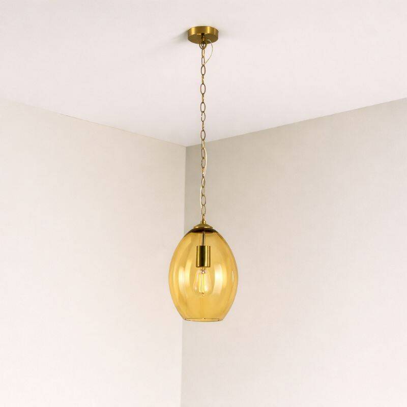 Image of Westport Gloucester Glass Ceiling Pendant Light