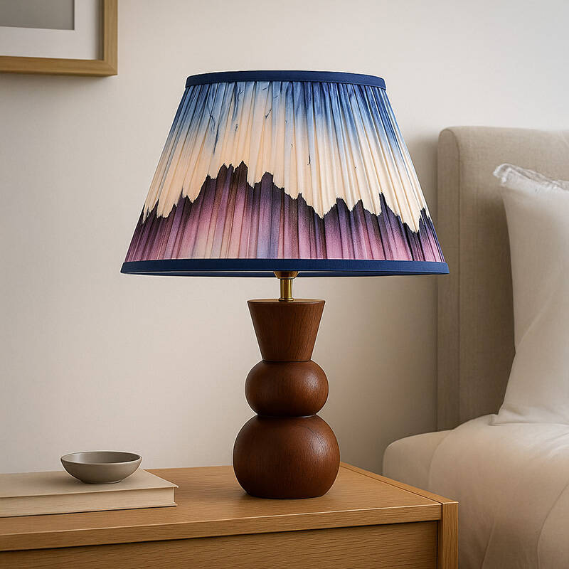 Image of Wisteria Grove Wood Table Lamp
