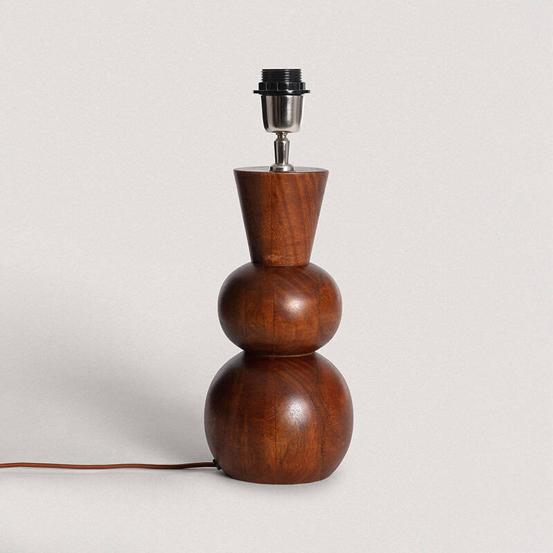 Image of Wisteria Grove Wood Table Lamp