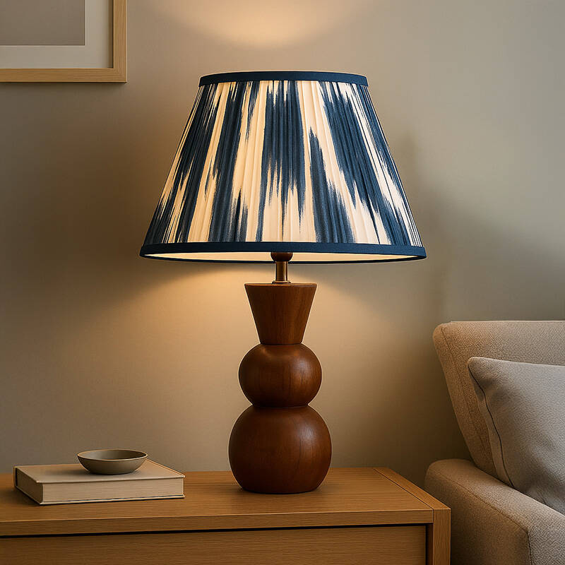 Image of Wisteria Grove Wood Table Lamp