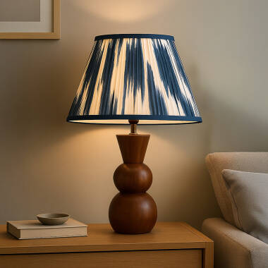 Wisteria Grove Wood Table Lamp
