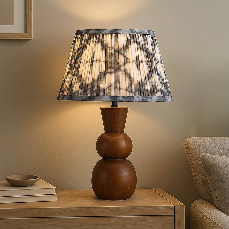 Image of Wisteria Grove Wood Table Lamp