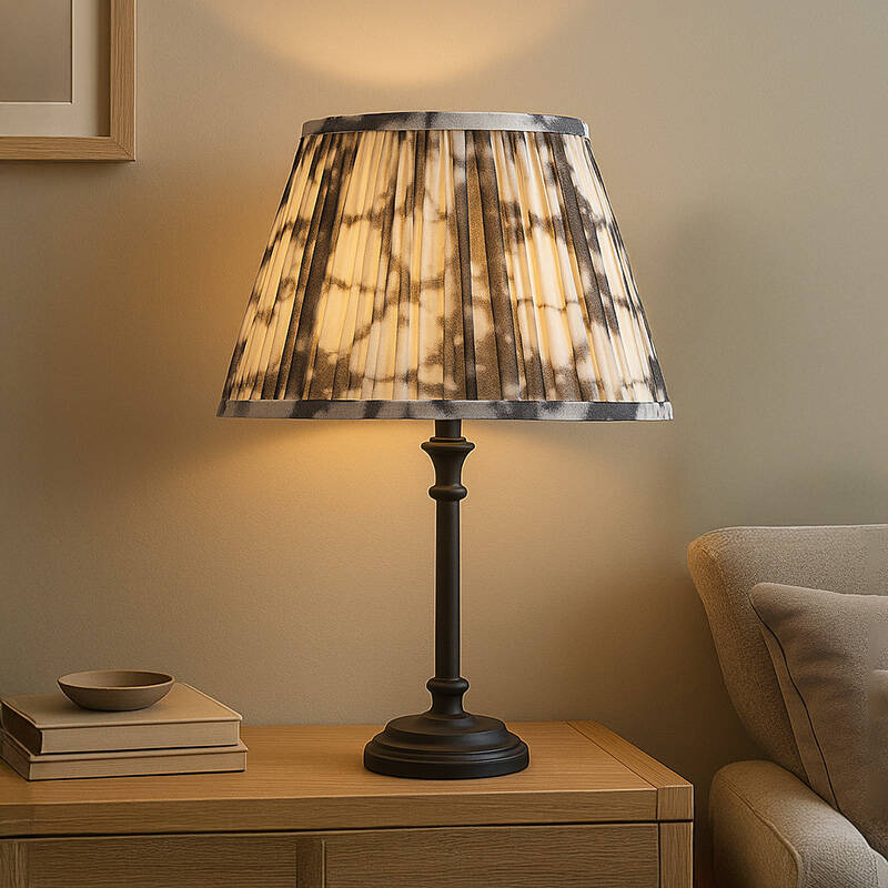 Image of Wisteria Haven Metal Table Lamp