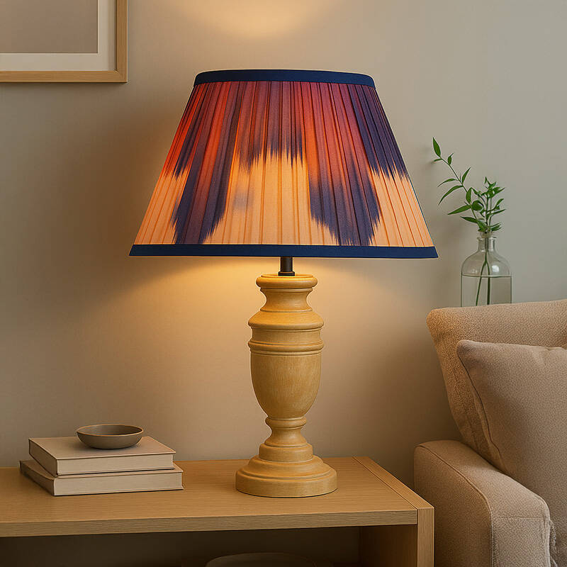Image of Wisteria Carver Wood Table Lamp