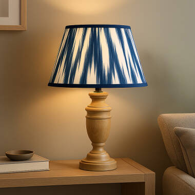 Image of Wisteria Carver Wood Table Lamp