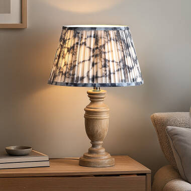 Wisteria Carver Wood Table Lamp