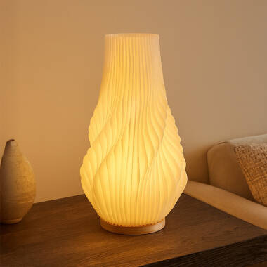 Image of Wisteria Cloud Fibreglass Table Lamp