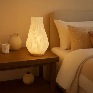 Image of Wisteria Cloud Fibreglass Table Lamp