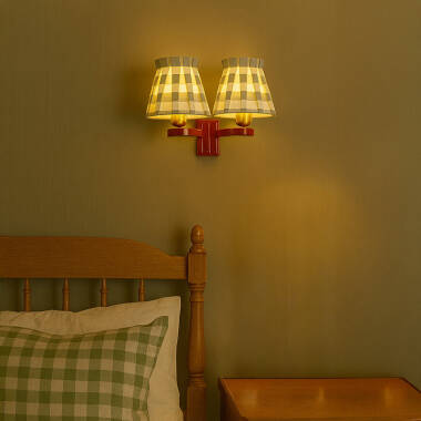 Image of Wisteria Boxie Twin Wall Light