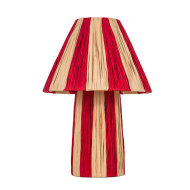 Image of Wisteria Monaco Raffia Paper Table Lamp