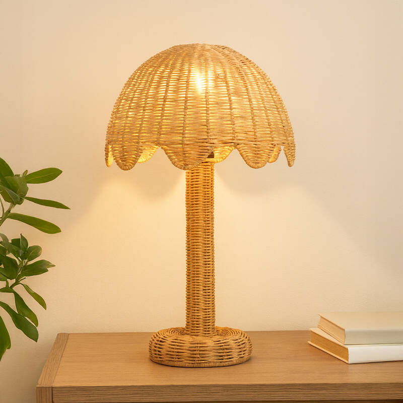 Image of Wisteria Nice Rattan Table Lamp