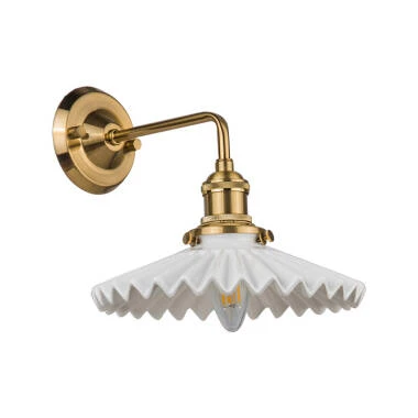 Wisteria Tiffany Ceramic Wall Light