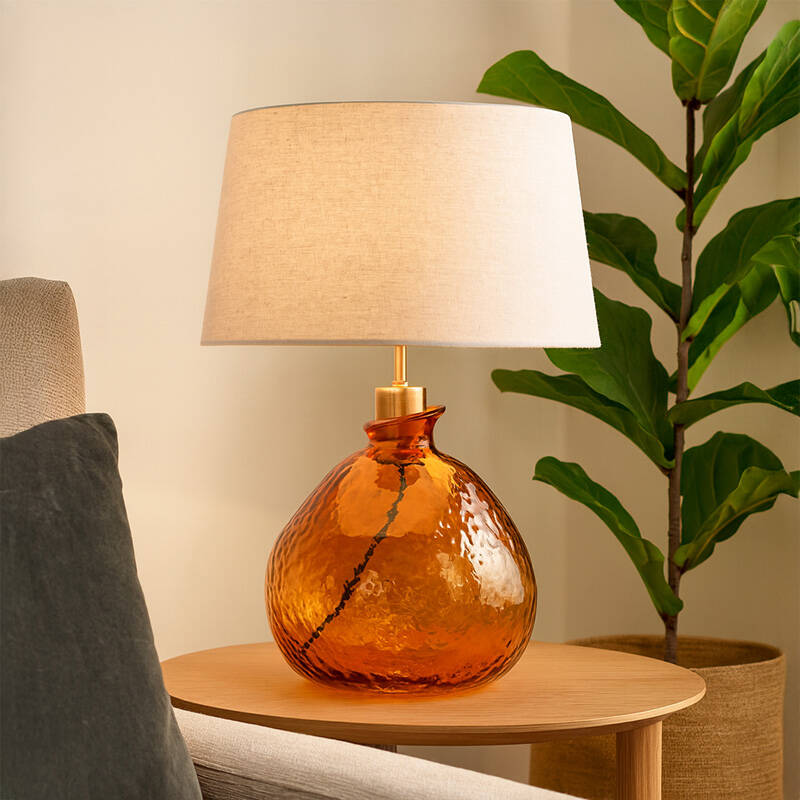 Image of Khudi & Khora Melt Glass Table Lamp