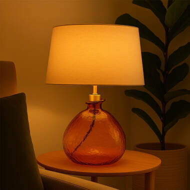 Image of Khudi & Khora Melt Glass Table Lamp