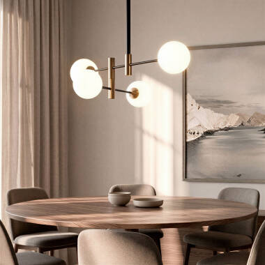 Image of Edit Bull Glass Ceiling Pendant Light