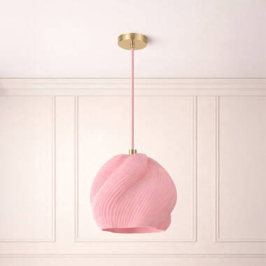 Wisteria Rosey Fibreglass Ceiling Pendant Light