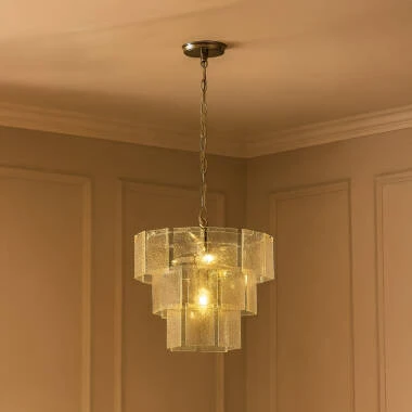 Wisteria Ophelia Clear Glass Chandelier