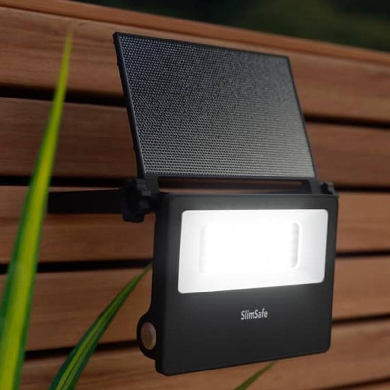 Image of Suri SlimSafe Pro Solar 800lm LED Floodlight with PIR Sensor