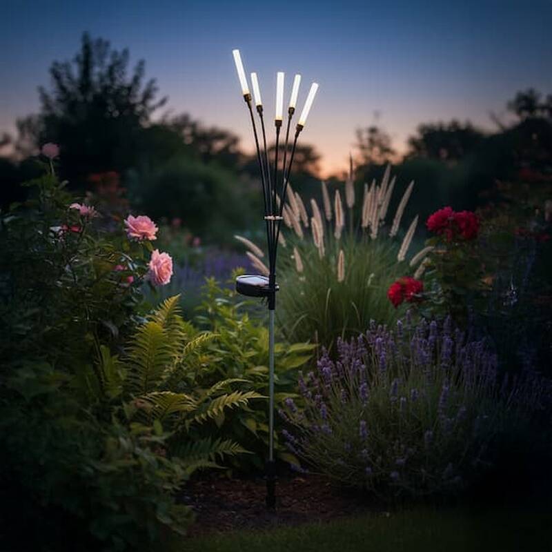 Image of Suri Willow Wisp LED Solar Reed Stake Light
