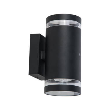 Image of Edit Dez Outdoor Up & Down Wall Light with Dusk to Dawn Sensor