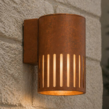 Image of Westport Coastal Rusty Glow Outdoor Wall Light