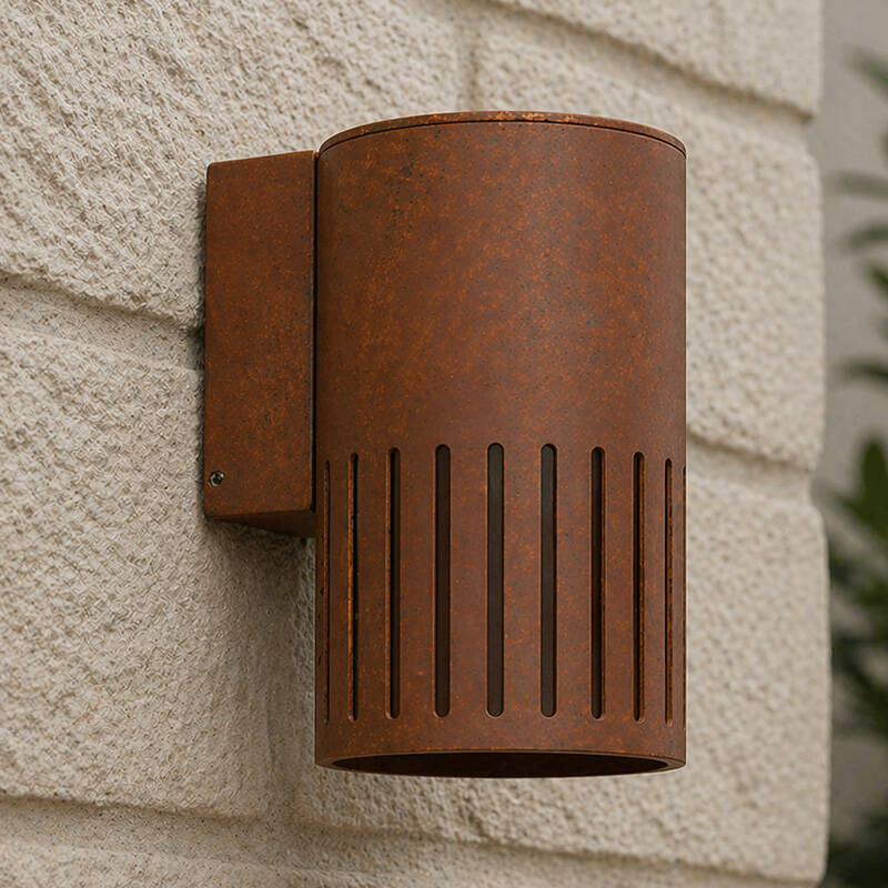Image of Westport Coastal Rusty Glow Outdoor Wall Light
