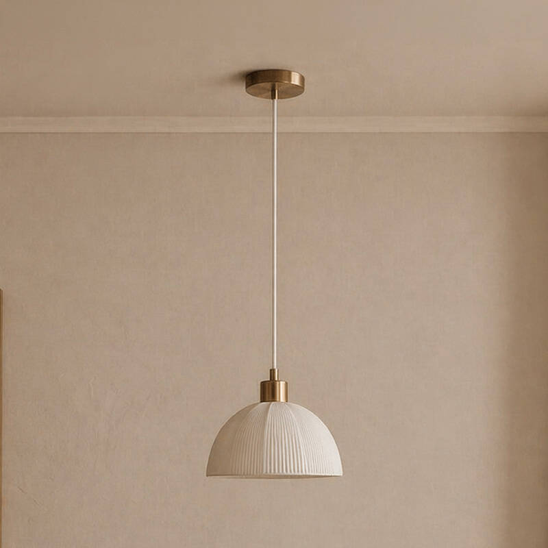 Image of Wisteria Aura Ceramic Ceiling Pendant Light