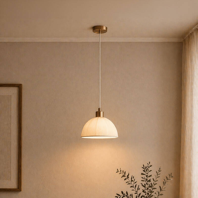 Image of Wisteria Aura Ceramic Ceiling Pendant Light