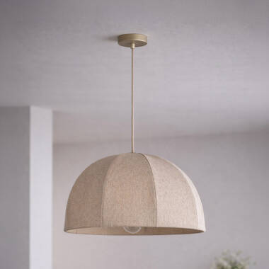 Khudi & Khora Solara Linen Ceiling Pendant Light