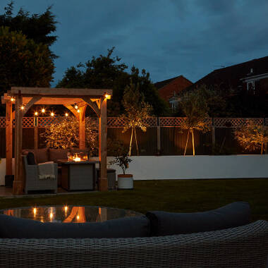 Image of EasyFit Pro 24V Garden Lights - 10 Metre Mains Cable with 4 Connectors