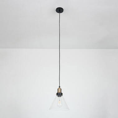 Edit Factory Glass Ceiling Pendant Light