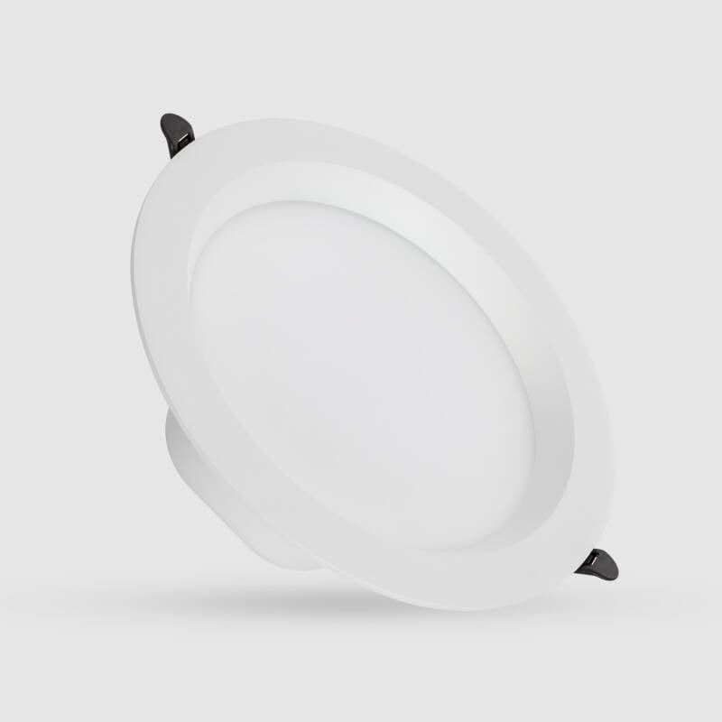 Image of Round 24W Warm White LED Downlight Lux IP44 Cutout 200mm