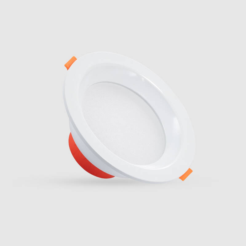 Image of Round 10W Daylight LED Downlight New Lux IP44 Cutout 105mm