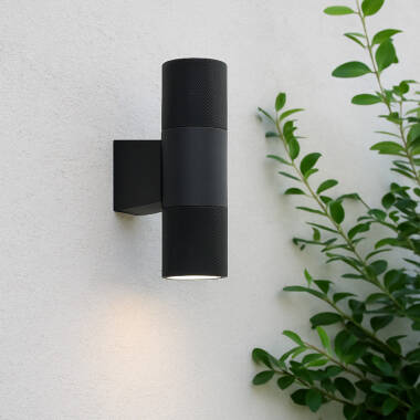 Westport Jackson Cross Knurled Outdoor Up & Down Wall Light