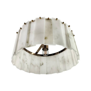 Image of Wisteria Linea Alabaster Glass Chandelier