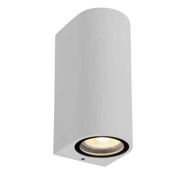Lucide Zaro Curved Outdoor Up & Down Wall Light