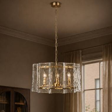 Image of Wisteria Vere Glass Ceiling Pendant Light