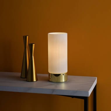 Dar Camille Touch Table Lamp