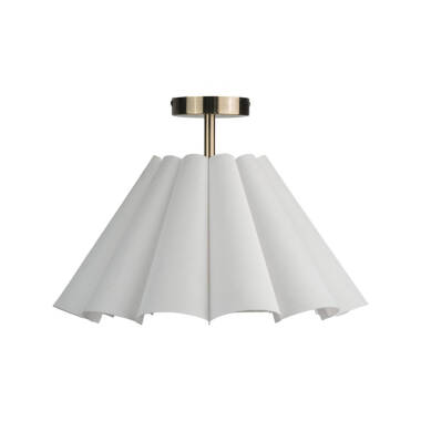 Image of Wisteria Violet Flush Ceiling Light