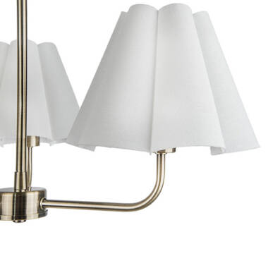 Image of Wisteria Violet  3 Light Multi Arm Ceiling Pendant Light