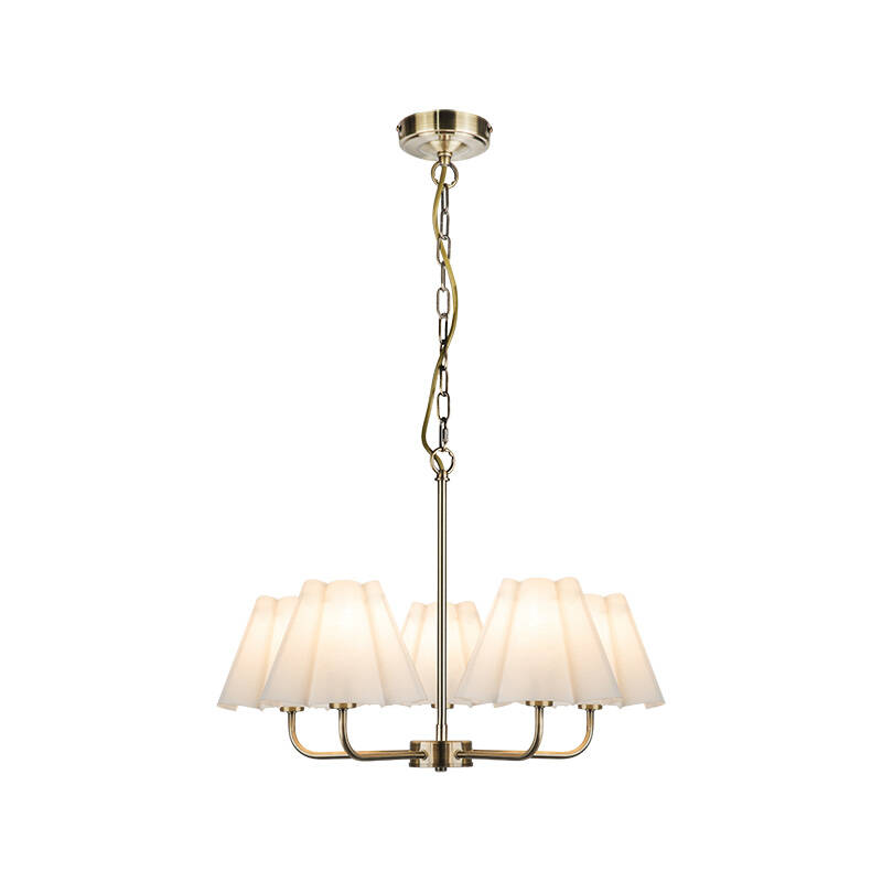 Image of Wisteria Violet  5 Light Multi Arm Ceiling Pendant Light