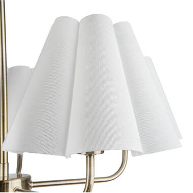 Image of Wisteria Violet  5 Light Multi Arm Ceiling Pendant Light