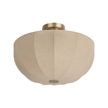 Image of Khudi & Khora Silk Flush Ceiling Light