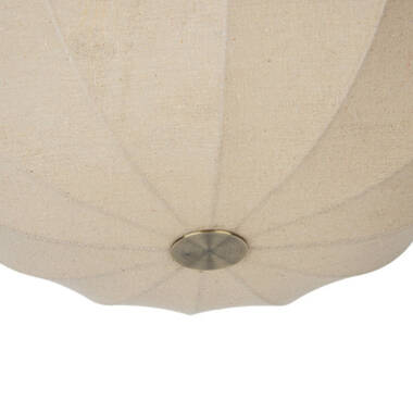 Image of Khudi & Khora Silk Flush Ceiling Light