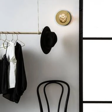 Disc Semi-Flush Light