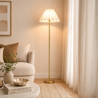 Wisteria Violet Floor Lamp