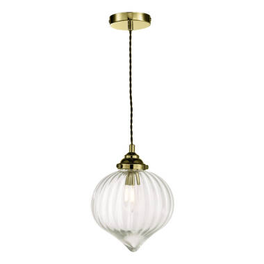 Dar Mya Glass Ceiling Pendant Light