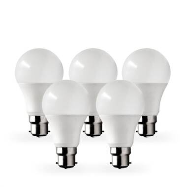 Envirolight 10W Non-Dimmable LED GLS Bulb - Bayonet Cap - Pack of 5