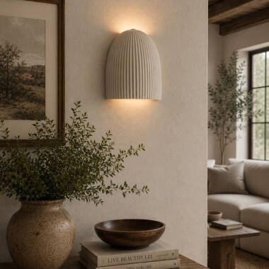 Khudi & Khora Dome Ceramic Wall Light