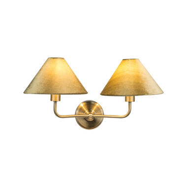 Wisteria Camellia Twin Wall Light